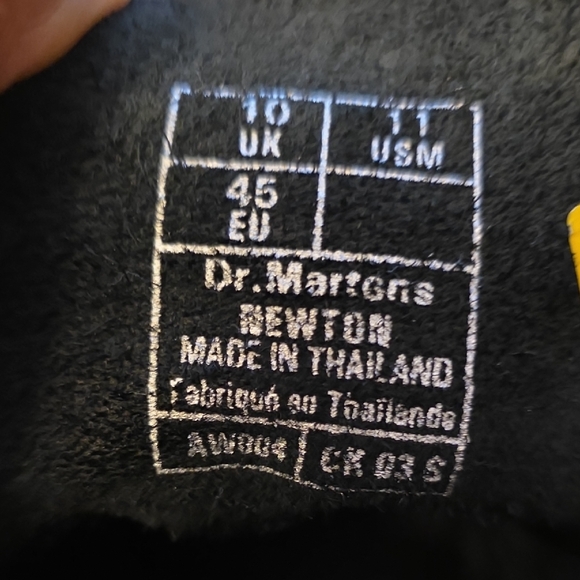 Dr. Martens Black Leather Boots main image 5